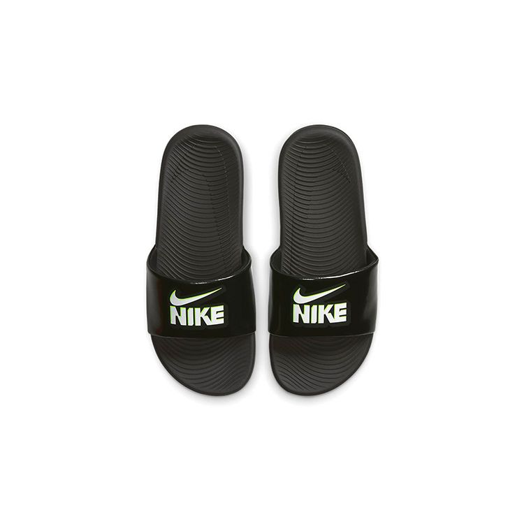 Nike Kawa Slide GS Black Volt Kids Sneakers White DD3242-001