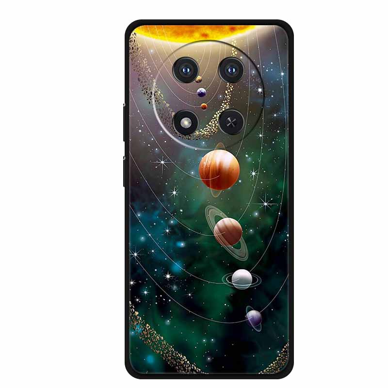 Phone Case For Honor X9c Back Cover Case Black Silicone Soft Funda For Honor Magic 7 lite X60 Pro 5G Case Magic7 lite 7lite Capa