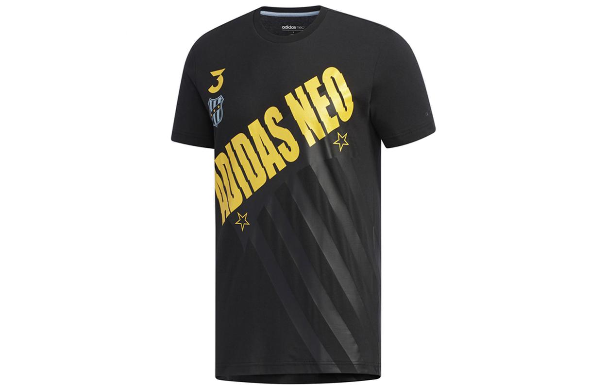 

Adidas Neo T Shirts Men s Black Crew Neck Moderate Straight Fit EI4513 M