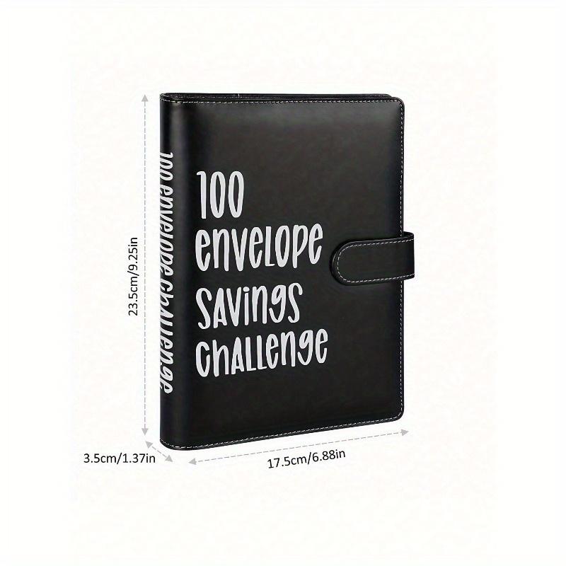 Envelopes Money Savings Challenges Book With Envelopes, Money Saving Binder For Cash Saving, 100 Envelope Challenge Binder Kit, A5 Budget Book