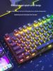 Wired Mechanical-Feel Keyboard Mouse Combo for Quiet E-sports Gaming and Typing
