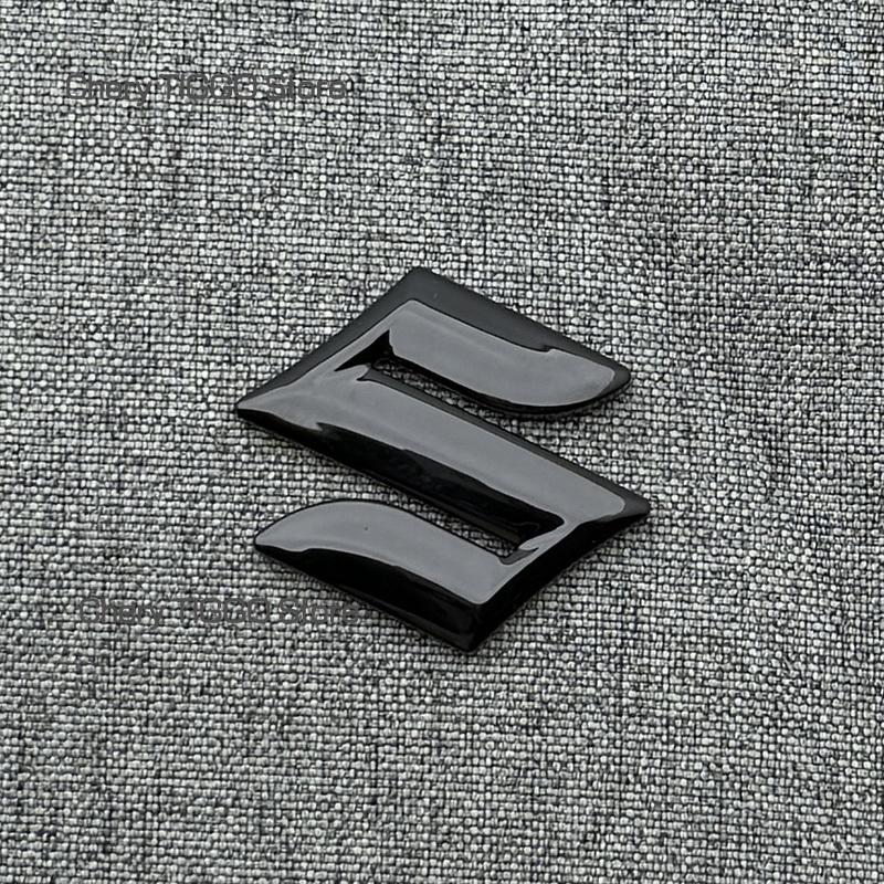 ABS čierna Predná mriežka Zadné emblémy na kufor Nálepky pre SUZUKI SWIFT 3D Logo auta Odznak Vodotesné Autodoplnky