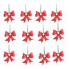 12PCS Set Durable Pink Bow Knot Hooks Resin Shower Rings Art Decors Pink Bathroom Decor  Bathroom