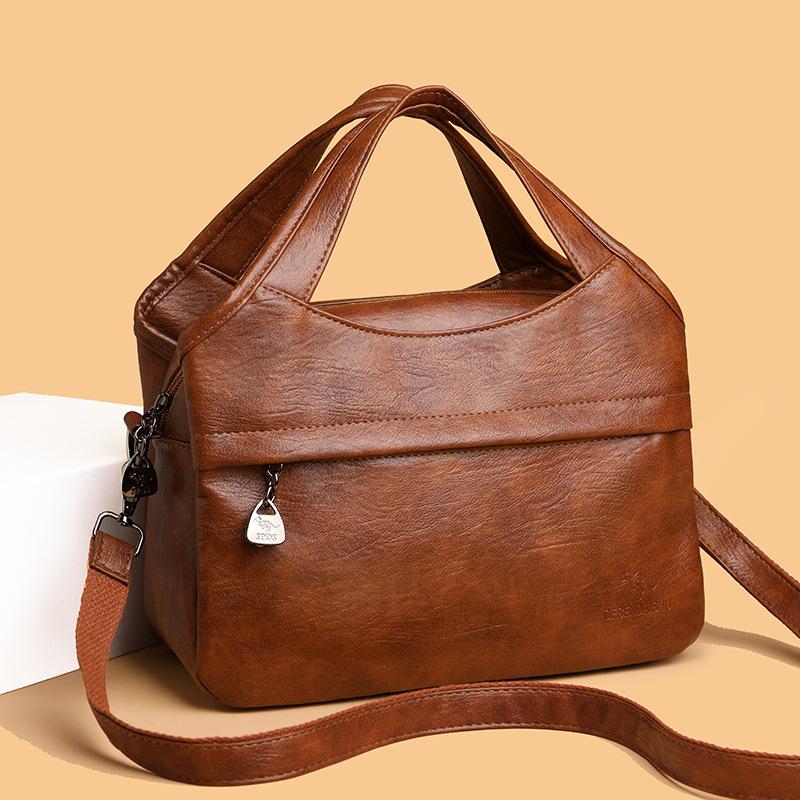 Borsa a Spalla Singola, Borsa a Tracolla Stampata Patchwork, Borsa Grande Capacità, Borsa da Portare a Spalla