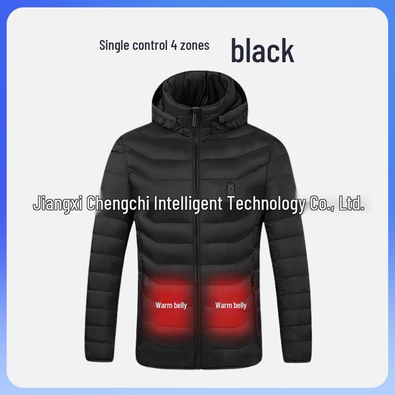 USB-beheizte Baumwolljacke mit einstellbarer Temperaturregelung