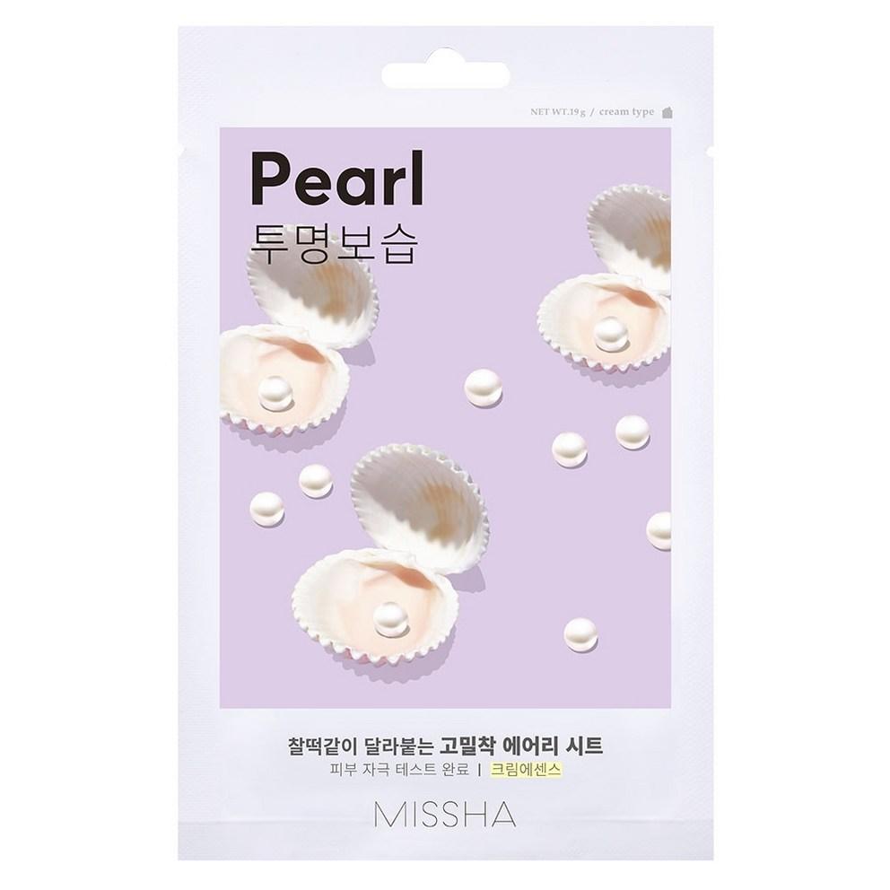 MISSHA Airy Fit Sheet Mask Pearl, 1 Sheet