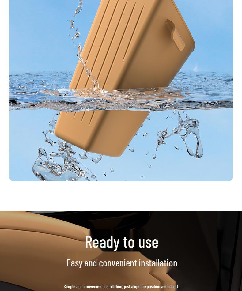 BYD D9 Car Trash Can & Umbrella Holder - Waterproof Door Storage Box Accessory