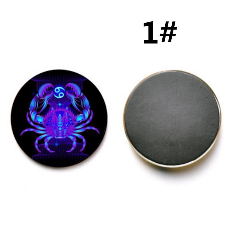 

Декоративные, стеклянные магниты двенадцать знаков зодиака на холодильник, телефон 1