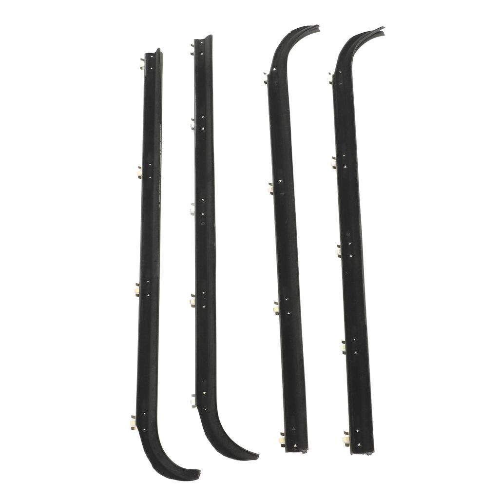 4Pcs/set Window Weatherstrip Trim for Ford Mustang Ford Truck Window Molding Trim E7TZ1521452A Noise Reduce