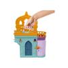 Mattel Disney Princess Jasmine Mini Doll with Castle Accessories Playset for Ages 3 and Up