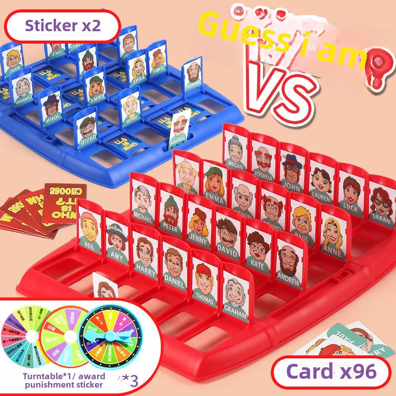 

Угадай, кто я: Детская образовательная настольная игра на логику и мышление для взаимодействия родителей и детей