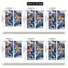 2pcs Japanese Ukiyo-e Red Carp Wave Print Curtains   Contemporary Semi-Sheer Polyester 100   Machine Washable   Rod Pocket Hanging