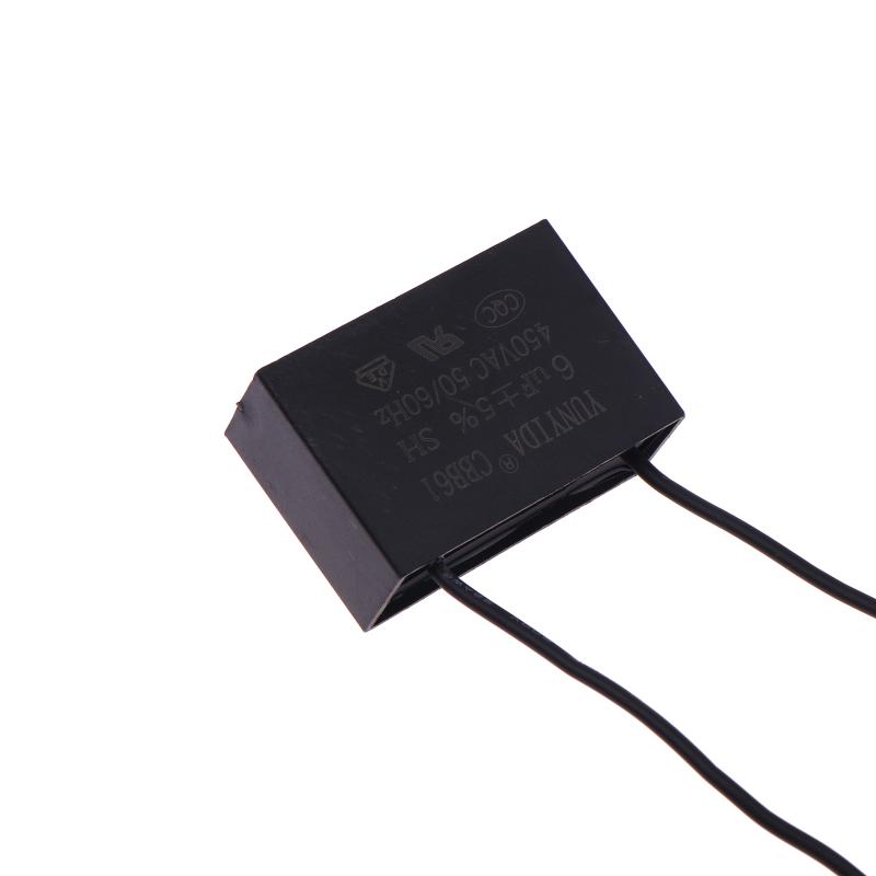 Cbb61 450V Lüfterkondensator 1/1.2/1.5/2/2.5/3/4/5/6/10 Uf Deckenventilator Motor Betrieb Rechteck Kondensatoren Kit