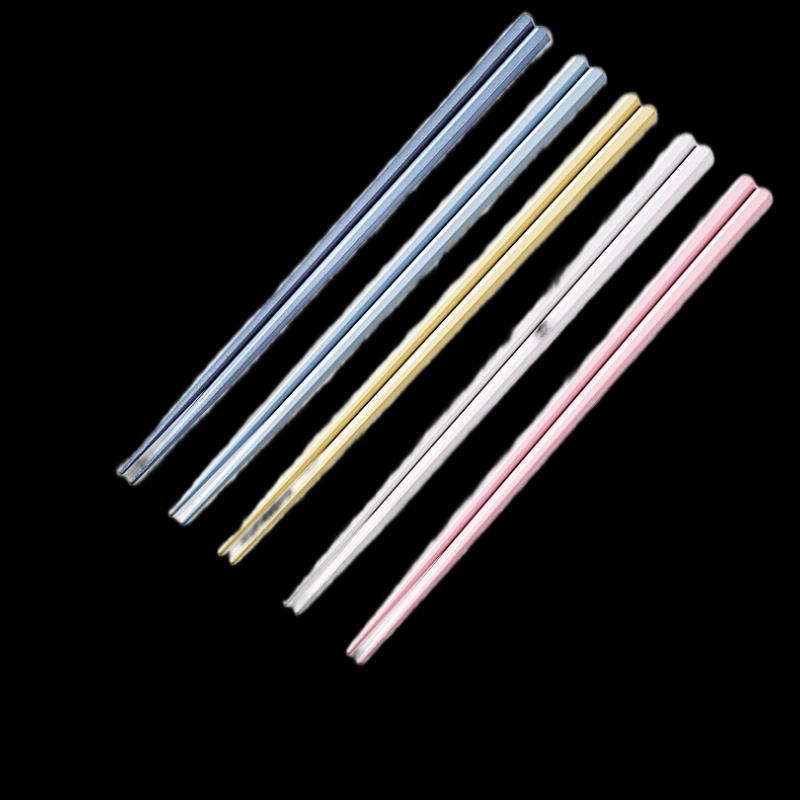 Chuidahuang 10-Pair Nordic Alloy Chopstick Set