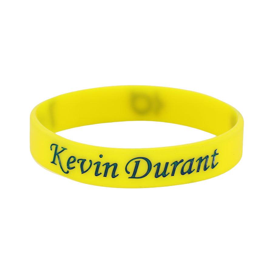 Douyin Popular NBA Star Signature Luminous Silicone Sports Bracelet/Wristband