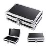 1Pc Aluminum Tool Box Portable Instrument Box Storage Case with Sponge Lining Handheld Impact resistant ToolBox 18x11x5.8cm