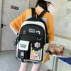 5pcs Sets Children's School Backpack Kawaii Women's Bagpack Bookbag Laptop Bag for Teens Girls  Students Totes Sac