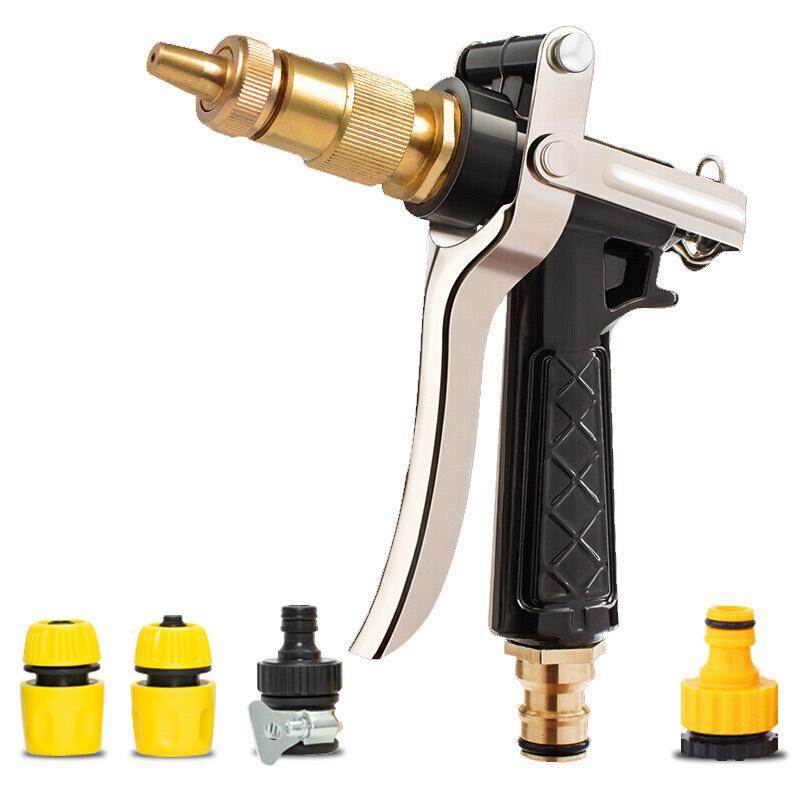 New Multi-Functional High-Pressure Car Wash Spray Gun with Anti-Freeze, Explosion-Proof Soft Hose