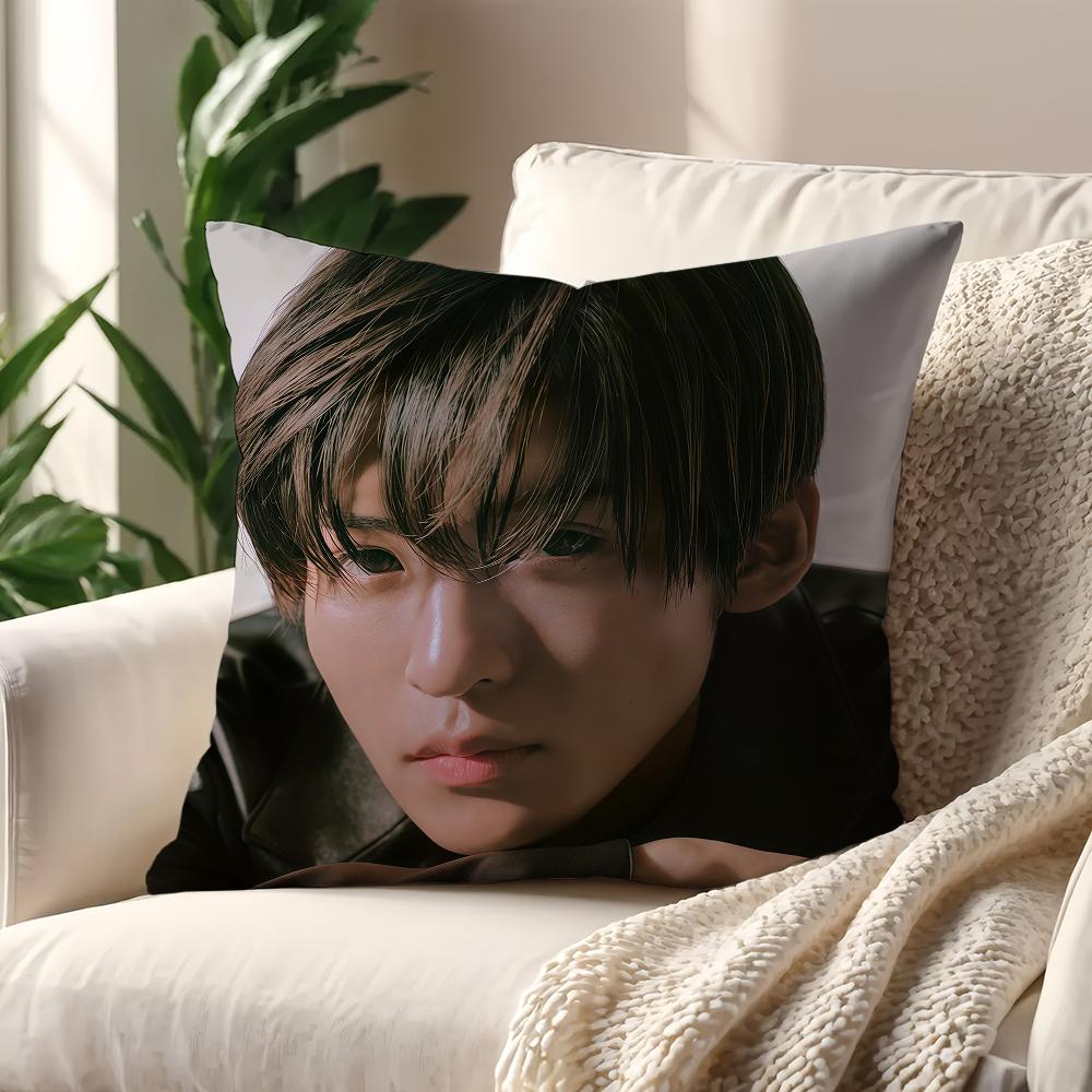 Japanese Singer RRen MMeguro cushion cover For Pillow Printing Sofa Decoration Home Room Coffee Shop Office Nordic Simplicity
