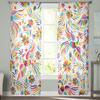 Mexican Embroidery Modern Curtains For Living Room Transparent Tulle Curtains Window Sheer For The Bedroom Accessories Decor
