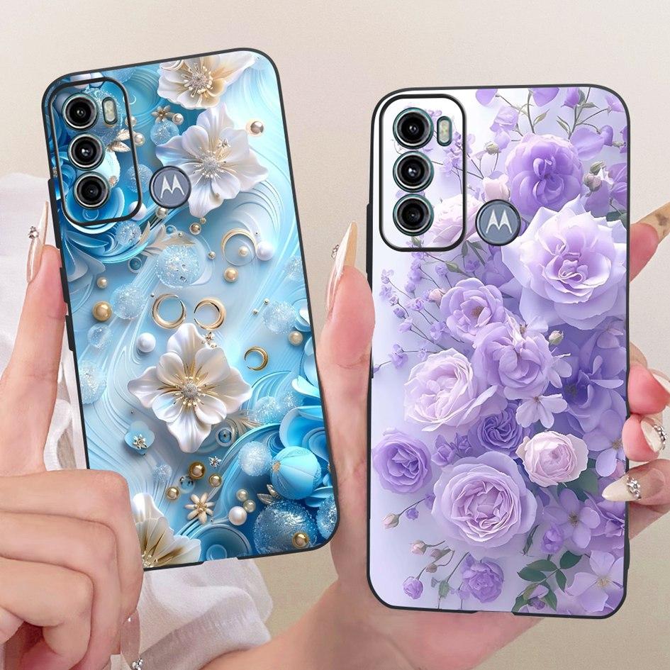 For Motorola Moto G40 Fusion Case Luxury Dragon Cartoon Tiger Wolf Cover Soft Black Silicone Bumper For Motorola Moto G60 Fundas
