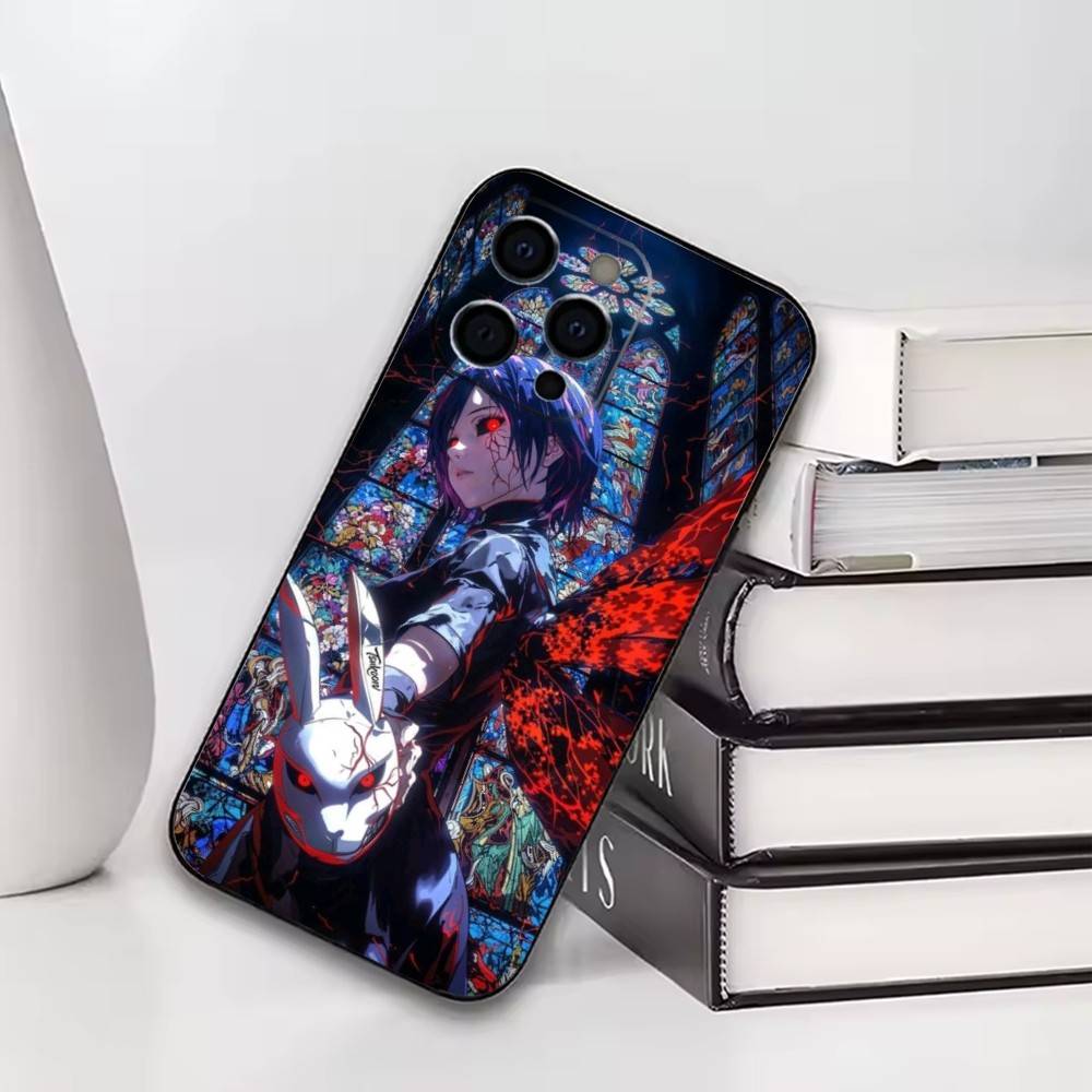 Tokyo Ghoul Touka Kirishima Phone Case For iPhone17,16,15,14,13,12,11 Plus,Pro Others Soft Black Cover