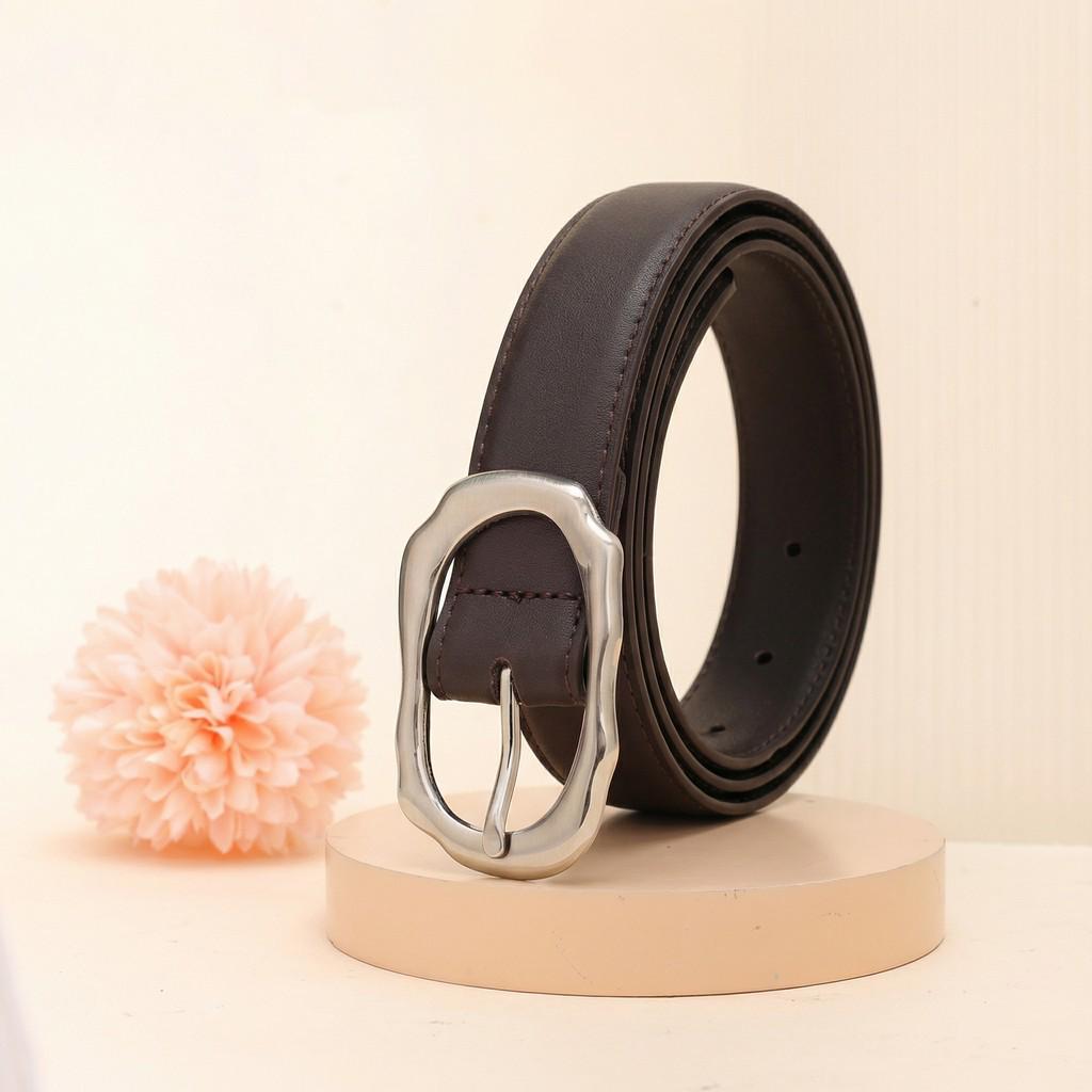 Women's Genuine Cowhide Belt - Pin Buckle, Fashionable, Versatile, Korean Style