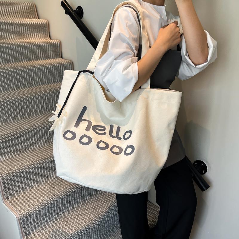 2025 new ins large-capacity shoulder bag niche design fashion trend tote shopping bag casual tote bag