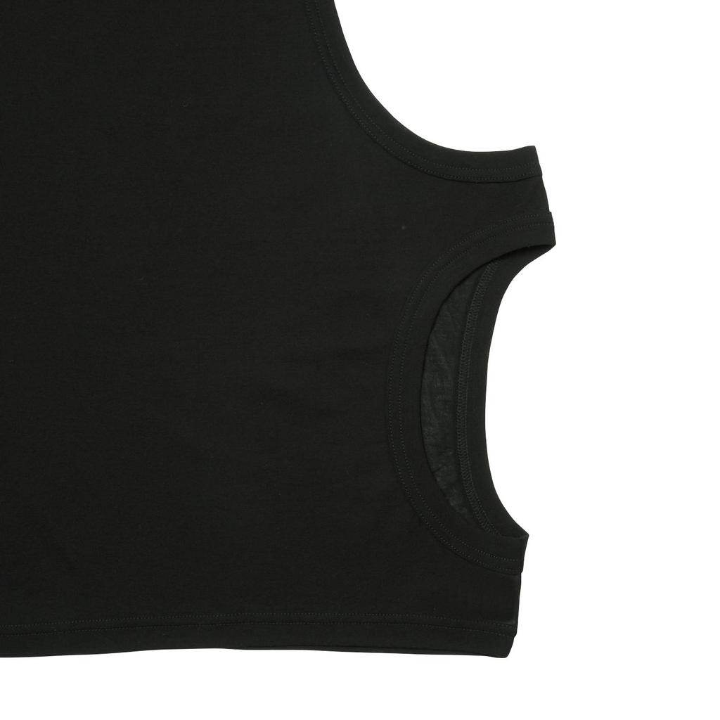 Onitsuka Tiger Solid Color Pullover Knit Round Neck Vest Unisex Vests Black 2183B264-001