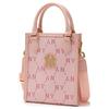 New MLB Polyester Shoulder Bag Crossbody Bag Handbag Regular Unisex Pink 7ACRMDB4N-50PKL
