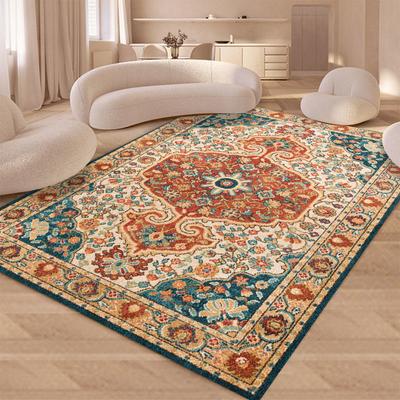 Retro Boho Mata Podłogowa Lekki Luksus Retro Mata Podłogowa pod Drzwi Wejściowe Dywan Mata Pod Drzwi Mata na Stopy pod Drzwi Wejściowe Dywanik do Przedpokoju