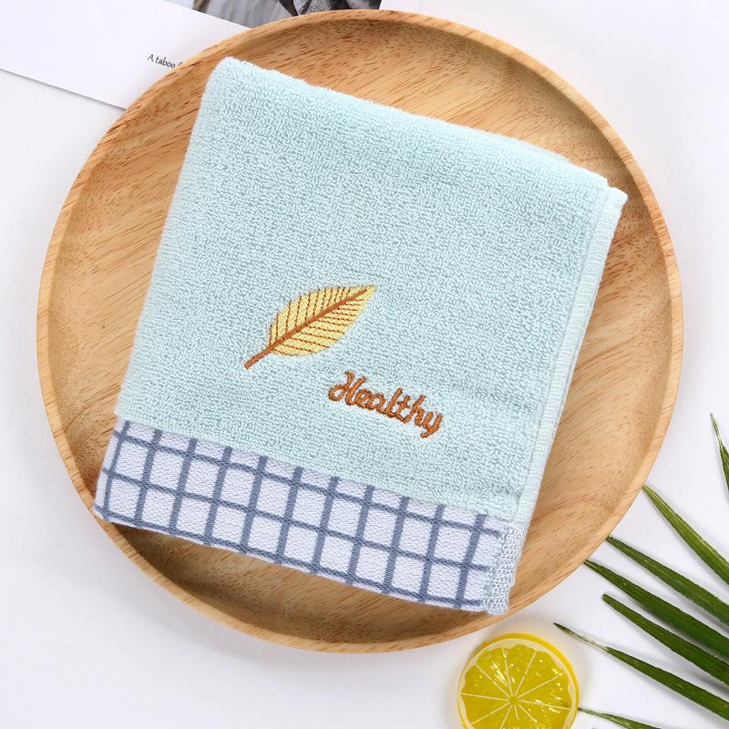 Pure cotton jacquard towel thickened soft hand towel towel running rivers and lakes absorbent face towel