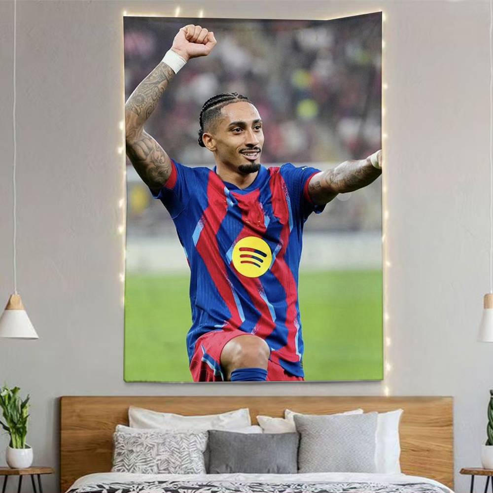Football Star Bbrazil Rraphinhas 11 Flags Wall Hanging Background Art Banner For Bedroom Home Outdoor Decor