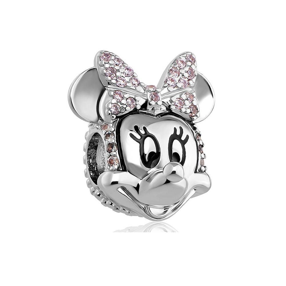 

MINISO Disney Міккі Мінні Глазуровані Підвіски Намистини Для Браслета Намиста Зі Срібла 925 Проби Прикраси