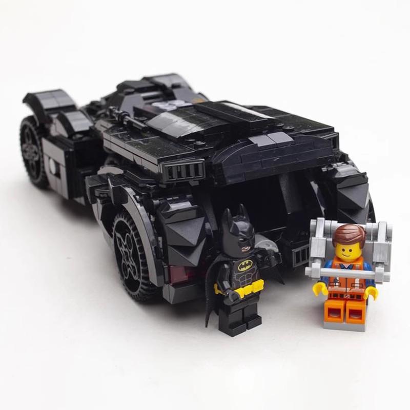 Compatible Building Block MOC-167088 Arkham Knight Bat Car Puzzle Assembly Building Set Decoration Toy Creative Male