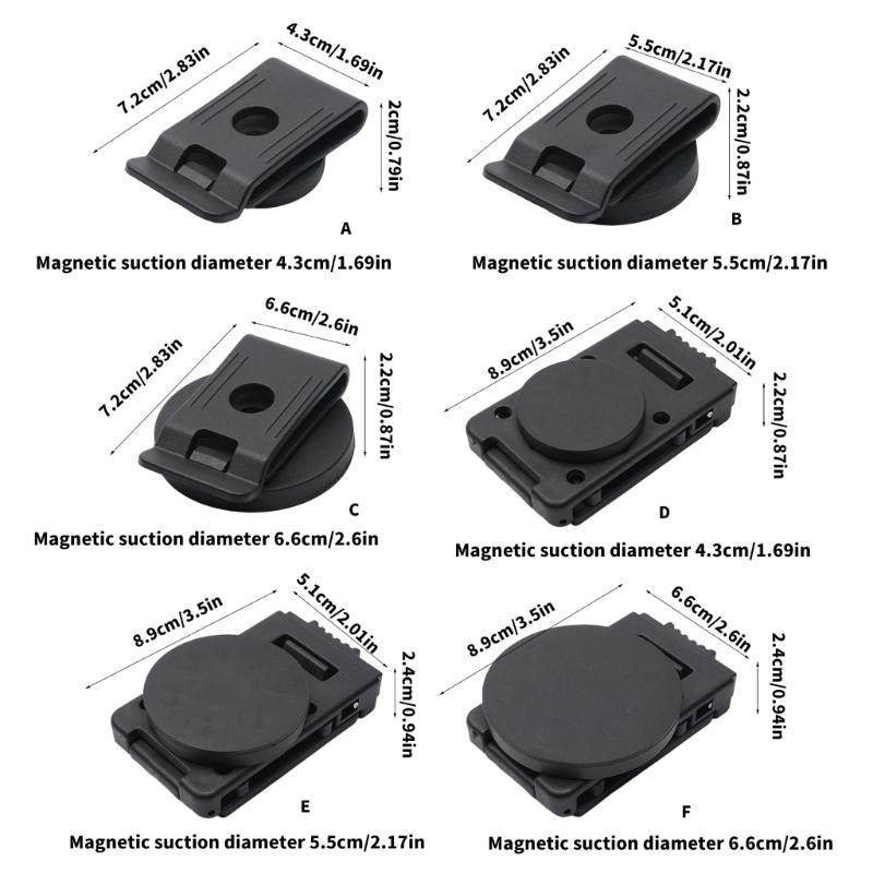 Heavy Duty Magnetic Tool Holder Belt Clip Set for Hammer Screwdrivers Wrench Magnetic Tools and Hardware Organizers