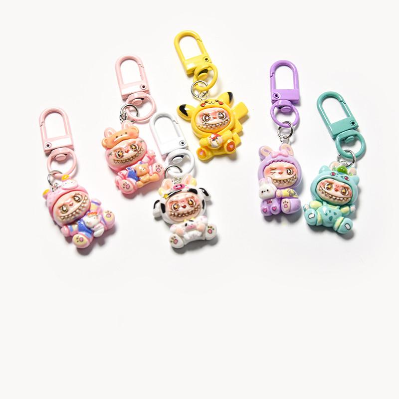 Portachiavi Ciondolo La Bu Bu Accessori Zaino Borsa Ragazza Ornamenti da Appendere Regalo Fidanzata