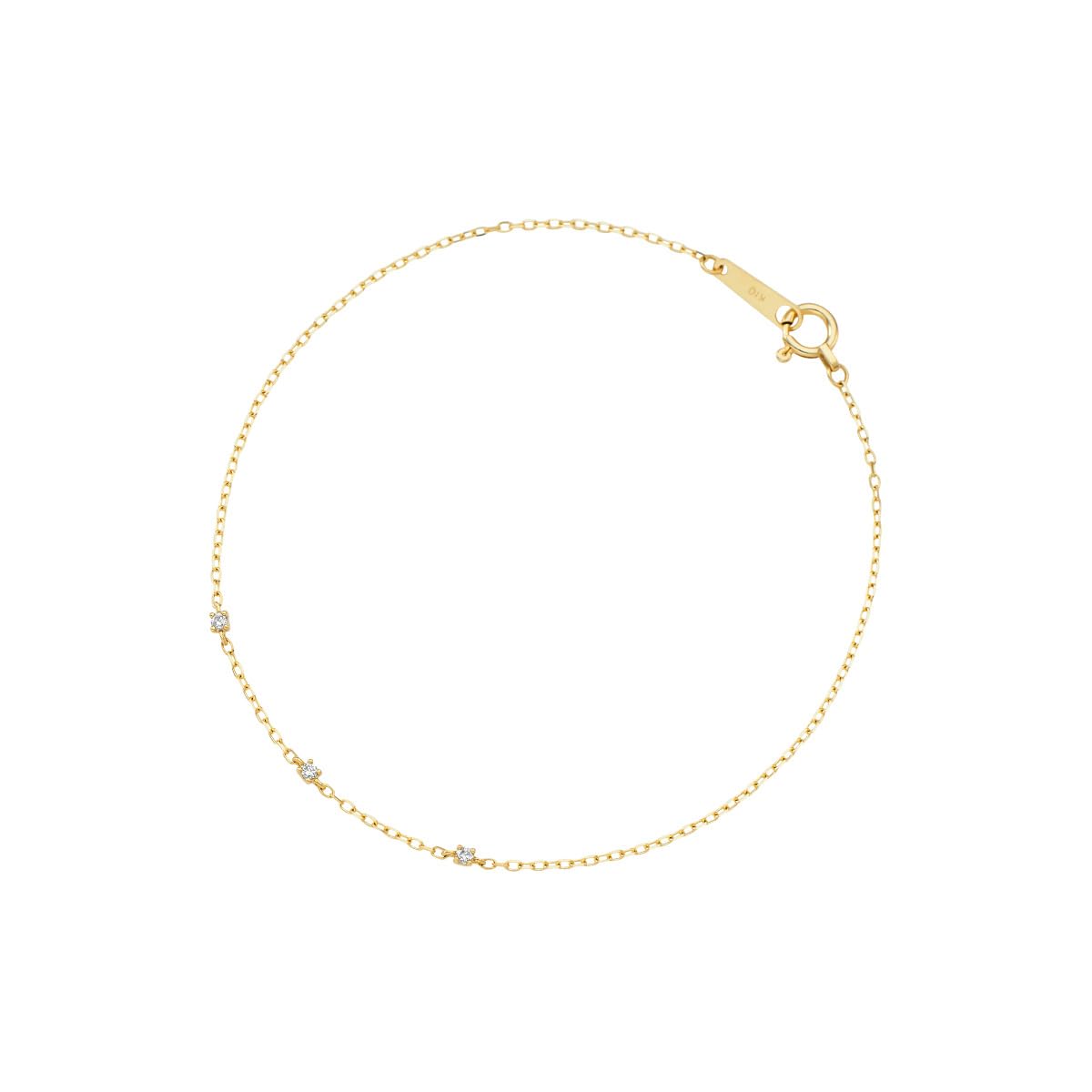 [CANAL 4℃] K10 Yellow Gold Bracelet 152346133002