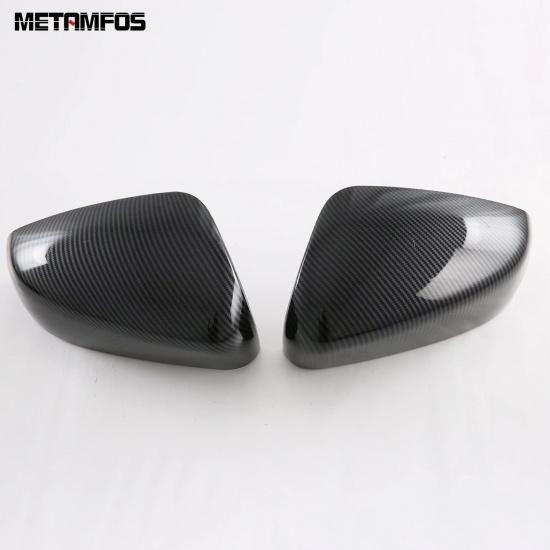 For Subaru Forester 2025 2026 Carbon Fiber Rearview Side Door Mirror Cover Trim Protection Cap Exterior Accessories Car Styling Carbon Fiber Plastic