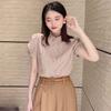 Mall 1116 Women's Spring and Summer New Versatile Casual Slim Pocket Professional Short Sleeve Shirt 1111918