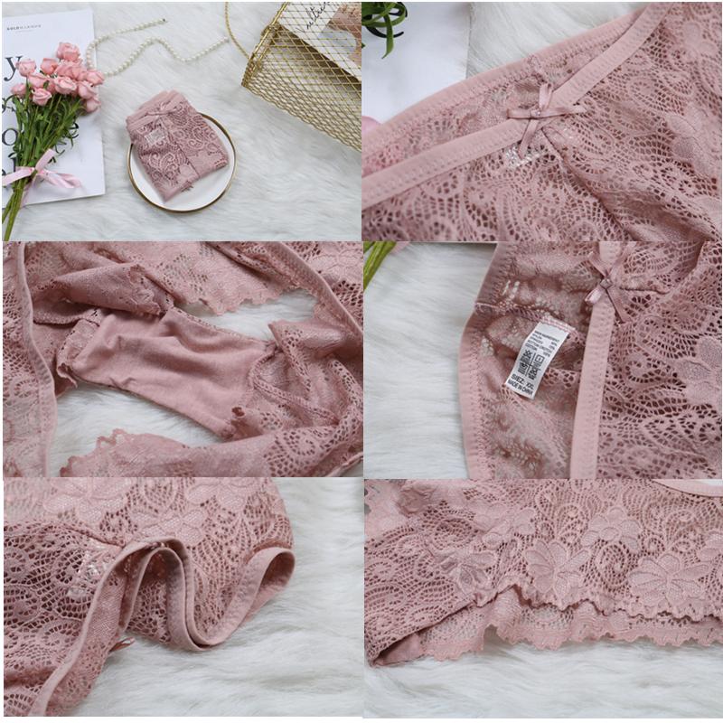 Sexy Lace Panties Women Fashion Lingerie Tempting Pretty Transparent Briefs Women Underwear Panty