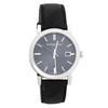 Burberry The City Grey Dial Black Leather Strap Watch for Men BU9030