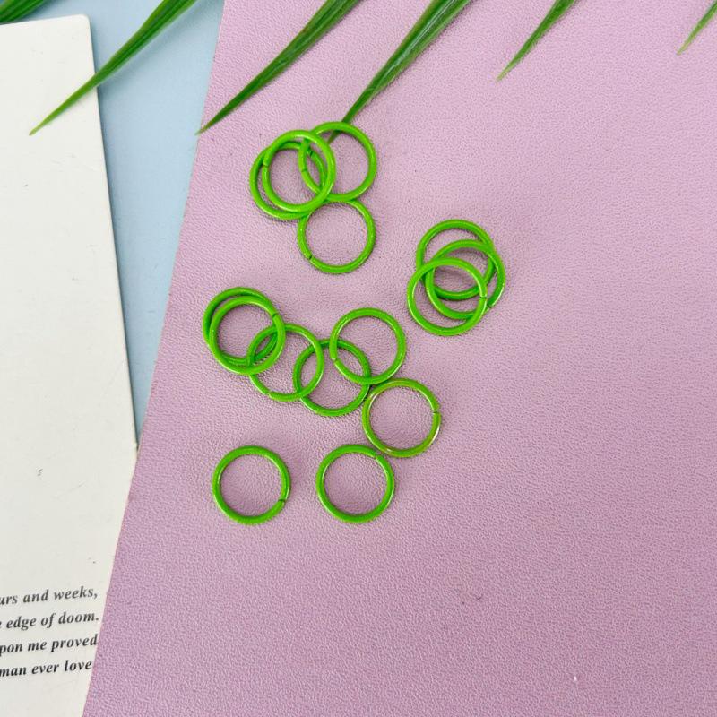 Colored DIY Jump Rings: Painted Handmade Connectors, Beads, Keychains, Ornaments