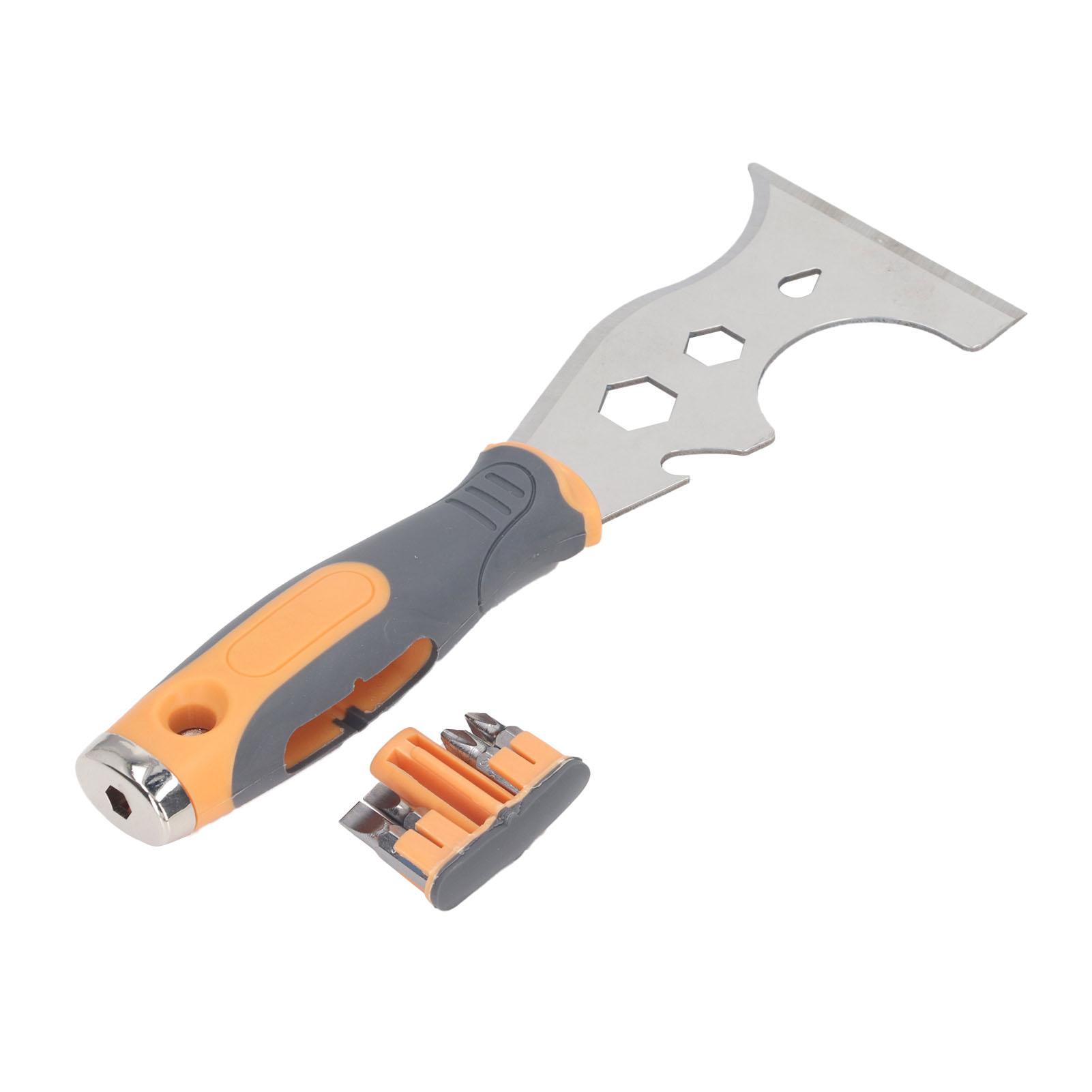 

Многофункциональный шпатель 16 в 1 Лезвие из нержавеющей стали Инструмент для удаления краски Скребок