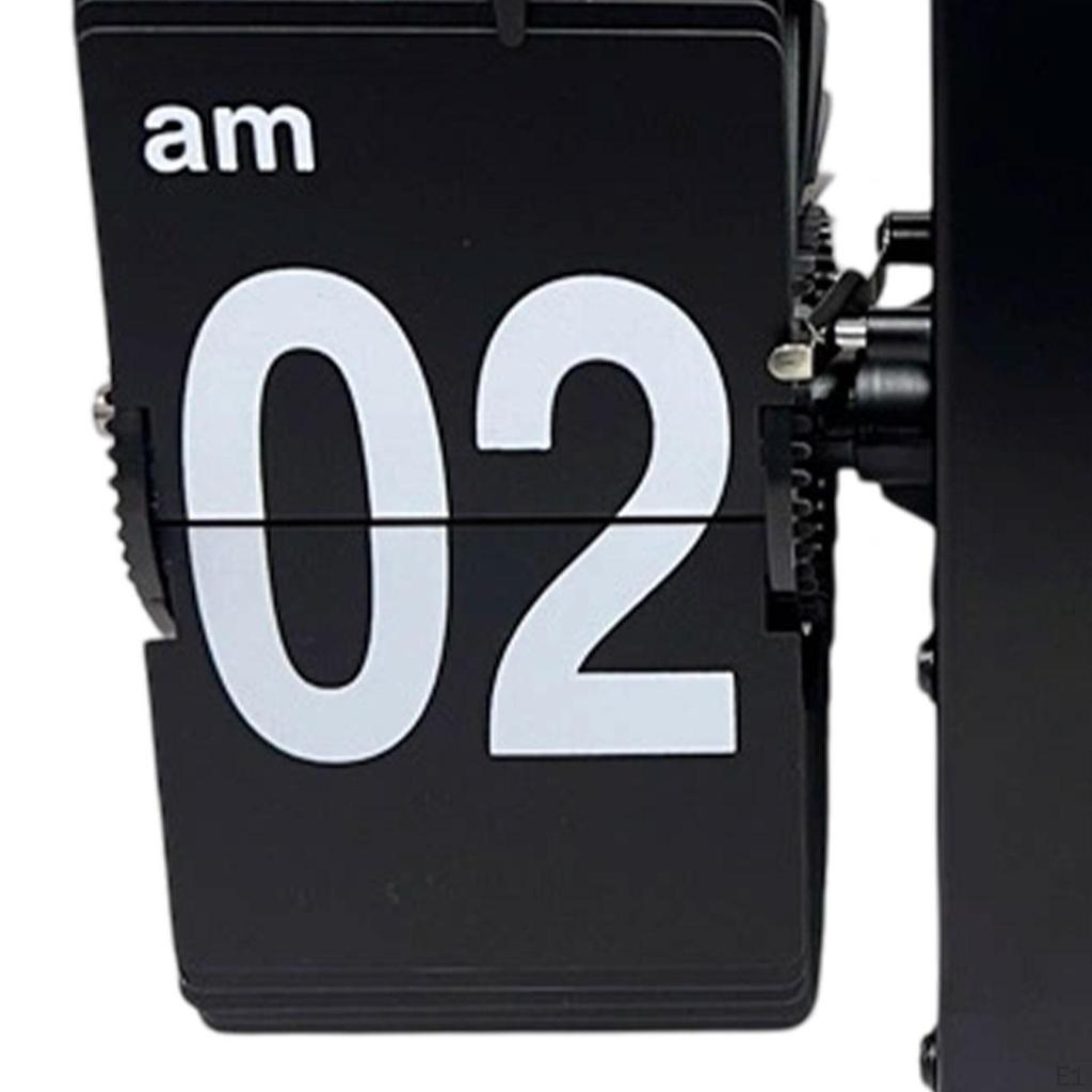 Digital Flip Clock for Wall Mounting 21x7.5x14cm Automatic Page Turning Study And Kitchen