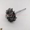 HX55 Turbo Díly Hřídel a kolo turbíny Velikost 80x86,3 mm, 12 lopatek, Dodavatel AAA Turbocharger Parts