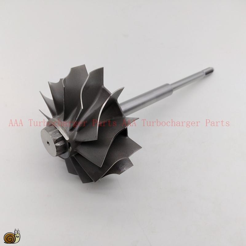 HX55 Turbo Díly Hřídel a kolo turbíny Velikost 80x86,3 mm, 12 lopatek, Dodavatel AAA Turbocharger Parts