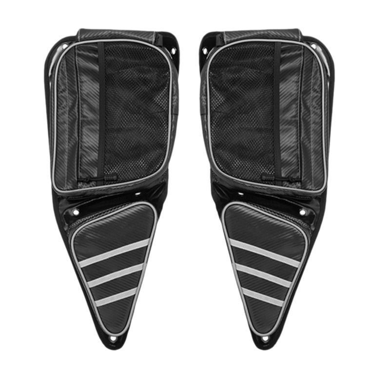 

A16P-Waterproof Side Bag Storage Bag For Polaris RZR Driver Passenger Side Door UTV Side Pocket Front Door Bag Knee Pad чорний