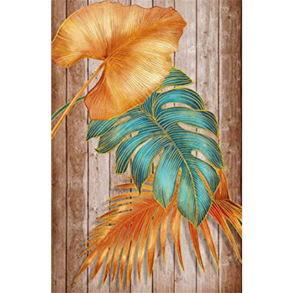 

HUACAN алмазная живопись новинка 2022 листья гинкго полная вышивка цветок наборы крестиков 5D алмазная мозаика художественный подарок домашний декор Full Square 20*30 cm