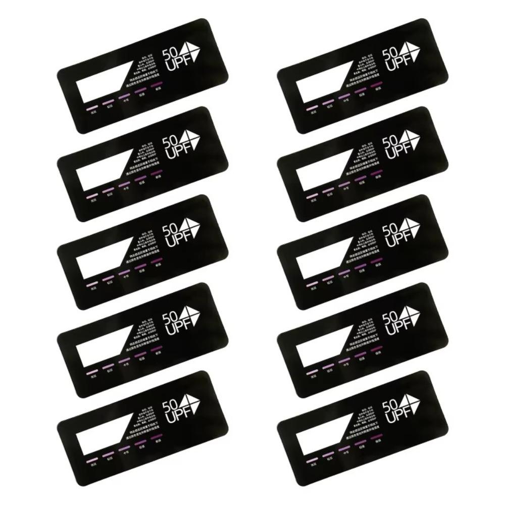 10PCS Test Strips UPF50+ Test Card Professional UVB Test Card Sunshine Testing Card Outdoor